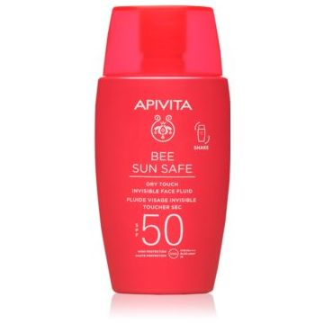 Apivita Bee Sun Safe Dry Touch Face Fluid SPF50 protective fluid SPF 50+