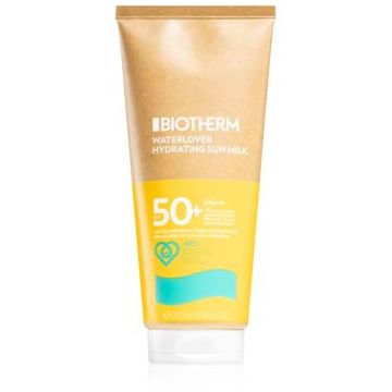 Biotherm Waterlover Hydrating Sun Milk SPF50+ lotiune pentru bronzat SPF 50+