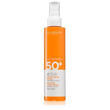Clarins Sun Care Lotion Spray spray protector pentru plajă SPF 50+