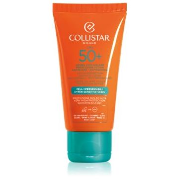 Collistar Special Perfect Tan Active Protection Sun Face Cream crema contur pentru bronzat SPF 50+