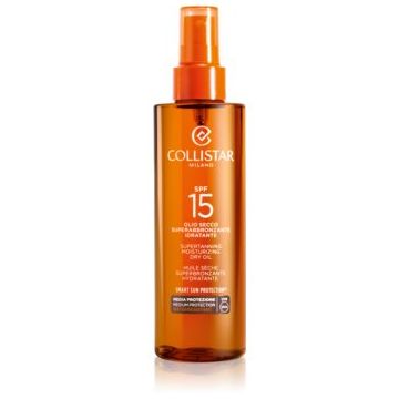 Collistar Special Perfect Tan Supertanning Moisturizing Dry Oil ulei pentru plaja SPF 15