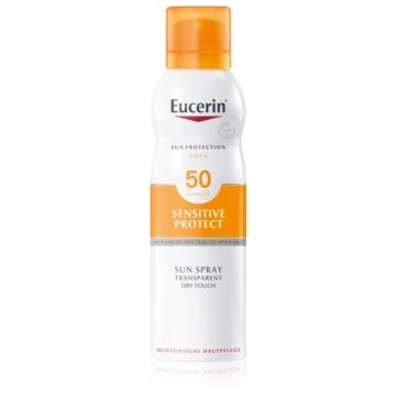 Eucerin Sun Sensitive Protect spray transparent pentru bronzare pentru pielea sensibilă