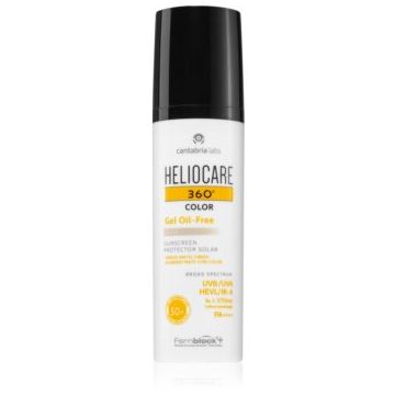 Heliocare 360° Color Gel Oil-Free gel protector nuanțator SPF 50+