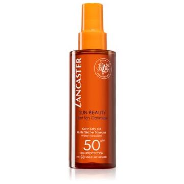 Lancaster Sun Beauty Satin Dry Oil Spray de ulei uscat de bronzat SPF 50