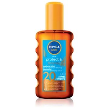 NIVEA SUN Protect & Bronze ulei de bronzat pentru piele uscata SPF 20