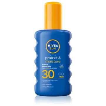 NIVEA SUN Protect & Moisture spray autobronzant hidratant SPF 30