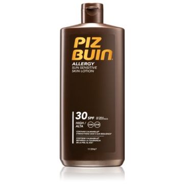 Piz Buin Allergy lotiune de plaja pentru pielea sensibila SPF 30