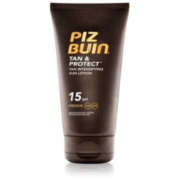 Piz Buin Tan & Protect Lotiune cu protectie solara pentru accelerarea bronzului SPF 15