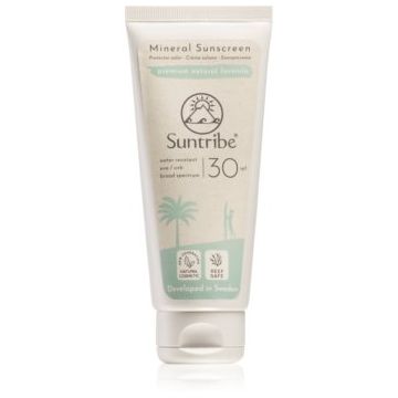 Suntribe Mineral Sunscreen cremă pentru plaja cu minerale