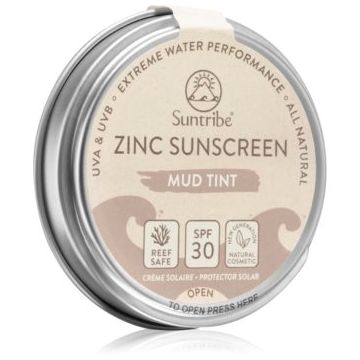 Suntribe Zinc Sunscreen crema de fata cu minerale pentru protectie SPF 50