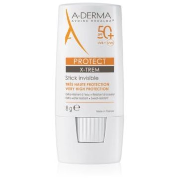 A-Derma Protect X-Trem Invisible Stick stick protector pentru zonele sensibile SPF 50+