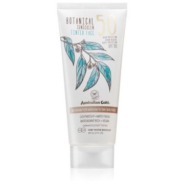 Australian Gold Botanical Tinted Face crema protectoare cu efect de tonifiere