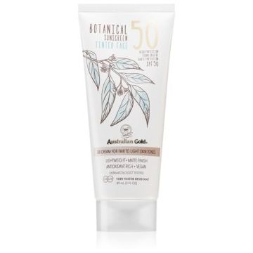 Australian Gold Botanical Tinted Face crema protectoare cu efect de tonifiere