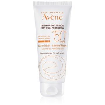 Avène Sun Mineral Lotion Lapte de protecție fără chimicale și parfum SPF 50+