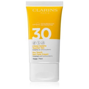 Clarins Dry Touch Sun Care Cream crema de soare pentru fata SPF 30