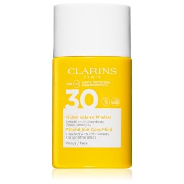 Clarins Mineral Sun Care Fluid fluid mineral cu protecție solară SPF 30