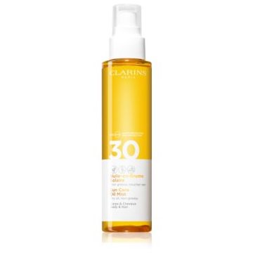 Clarins Sun Care Oil Mist ulei uscat pentru par si corp SPF 30