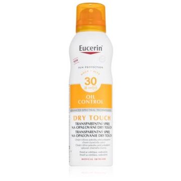 Eucerin Sun Protection spray transparent pentru bronzare