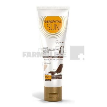 Gerovital Sun Crema pentru fata nuantatoare SPF50 50 ml