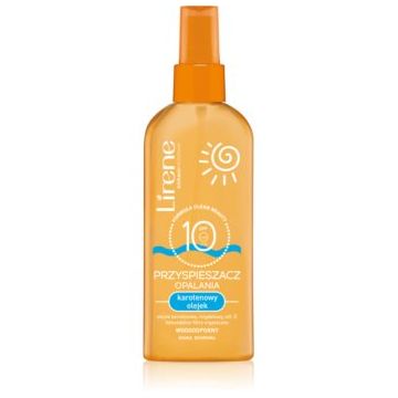 Lirene Sun Carotene Oil SPF 10 ulei protector pentru accelerarea bronzului SPF 10