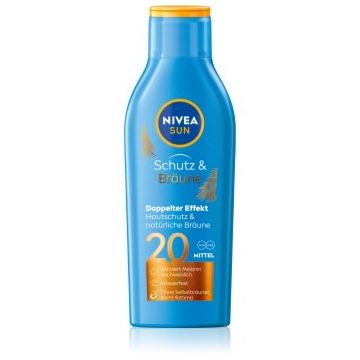 NIVEA SUN Protect & Bronze lotiune de protectie solara intensiva SPF 20