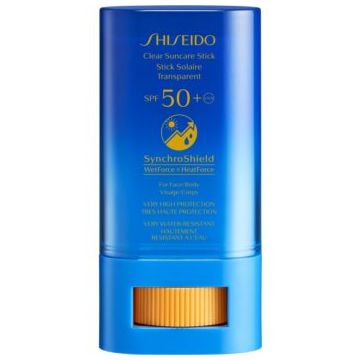 Shiseido Sun Care Clear Stick UV Protector WetForce tratament local protectie solara