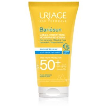 Uriage Bariésun Fragrance-Free Cream SPF 50+ cremă protectoare pentru față, fără parfum SPF 50+