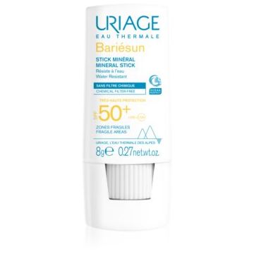 Uriage Bariésun Mineral Stick SPF 50+ baton de protecție minerală pe zonele sensibile SPF 50+ Uriage Bariésun Mineral Stick SPF 50+ baton de protecție minerală pe zonele sensibile SPF 50+