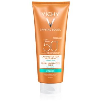 Vichy Capital Soleil lapte de protectie pentru fata si corp SPF 50+