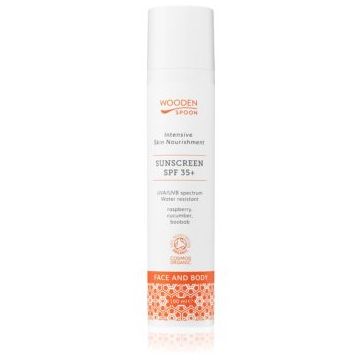 WoodenSpoon Skin Nourishment lotiune solara pentru fata si corp SPF 35
