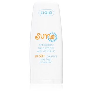 Ziaja Sun crema de fata antioxidanta cu vitamina C