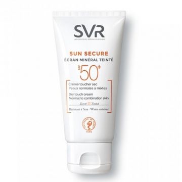 Ecran mineral nuantator piele normala spre mixta Sun Secure SPF 50+ SVR Laboratoires (Concentratie: Crema, Gramaj: 50 ml)