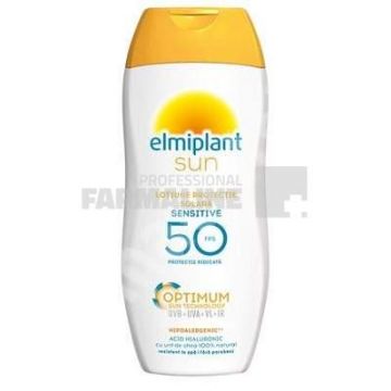 Elmiplant Sun Optimum Lotiune cu acid hialuronic protectie solara SPF50  200ml