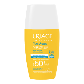 Fluid lejer pentru protectie solara cu SPF50+ Bariesun, 30 ml, Uriage