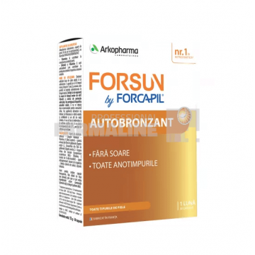 Arkopharma Forcapil  Forsun Autobronzant 30 capsule