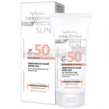 Gerovital H3 Derma Sun Crema protectie solara pentru copii SPF50 100 ml