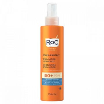 Lotiune protectie solara SPF50, Soleil Protect Moisture Lotion, Roc, 200ml