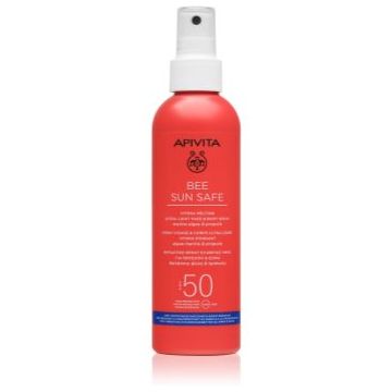 Apivita Bee Sun Safe Hydra Melting Ultra-Light Spray SPF50 spay-lotiune de protectie solara SPF 50