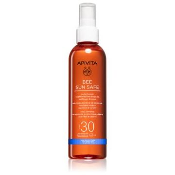 Apivita Bee Sun Safe Satin Touch Oil SPF30 ulei pentru plaja SPF 30
