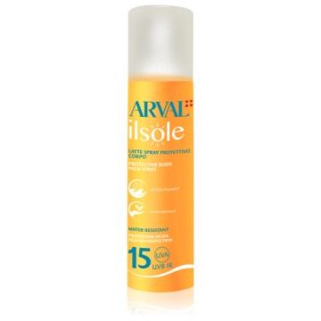 Arval IlSole Protective Body Milk Spray SPF 15 spay-lotiune de protectie solara
