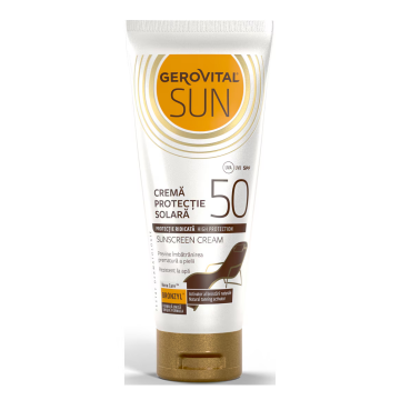 Crema protectie solara SPF 50 Sun, 100 ml, Gerovital