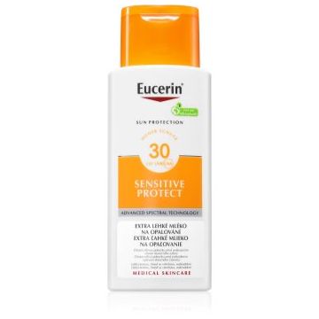 Eucerin Sun Sensitive Protect lapte iluminator plaja