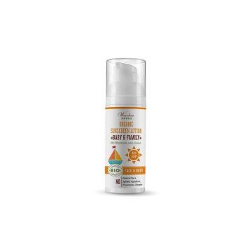 Lotiune protectie solara, SPF 30, bio, 50ml, Wooden Spoon