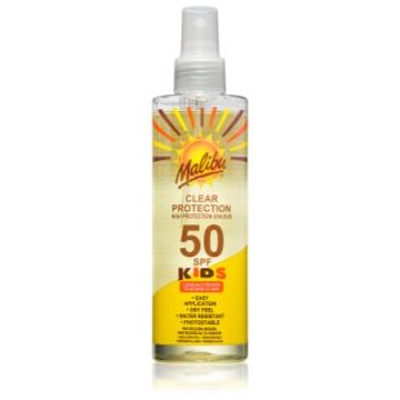 Malibu Clear Protection spray protector SPF 50