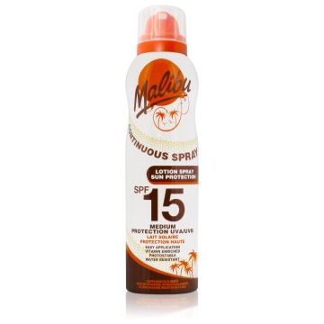 Malibu Continuous Spray spray protector SPF 15