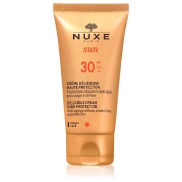 Nuxe Sun Delicious Cream High Protection crema de soare pentru fata SPF 30