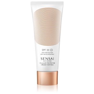 Sensai Silky Bronze Cellular Protective Cream crema contur pentru bronzat SPF 30