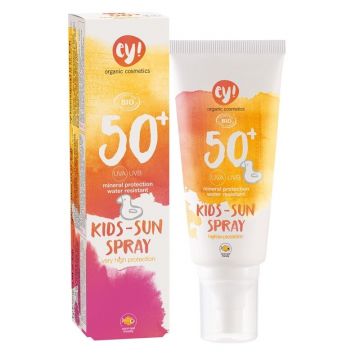 Spray bio protectie solara bebe si copii FPS 50+, 100ml - ey! Eco Cosmetics