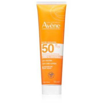 Avène Sun Care Lotion 100% Invisible lapte de corp pentru soare rezistent la apa SPF 50