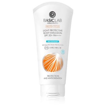 BasicLab Dermocosmetics Protecticus emulsie hidratanta si protectoare pentru fata si corp SPF 50+